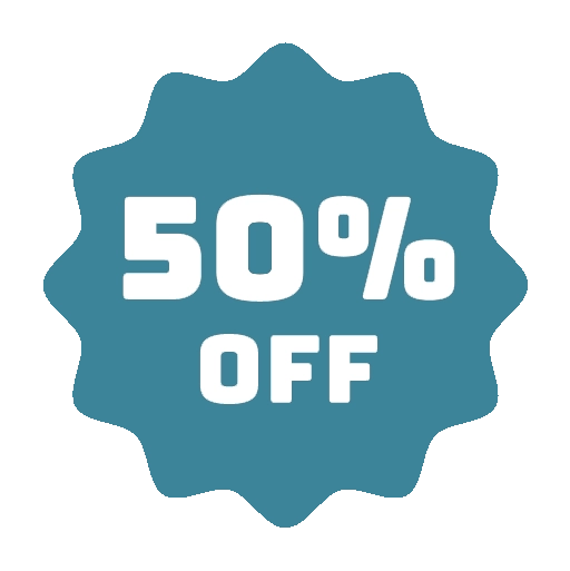 50% off